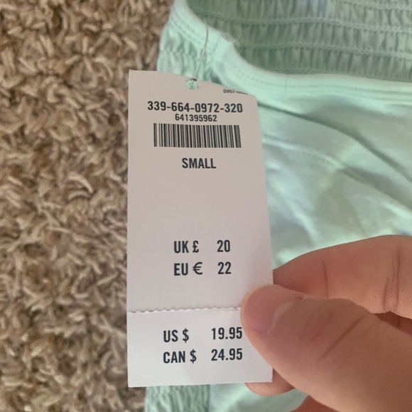 BRAND NEW!!! Teal Hollister Tank Top - Picture 3 of 3